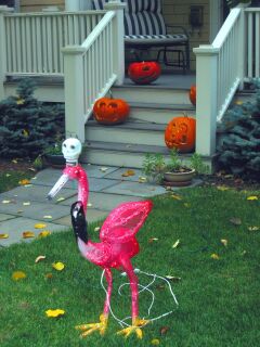 pink flamingo of death